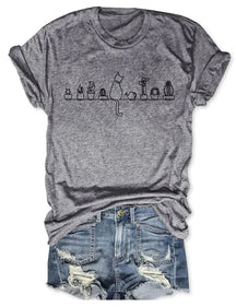 T-shirt Chats et Plantes