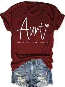 Tante comme une maman seulement T-shirt refroidi