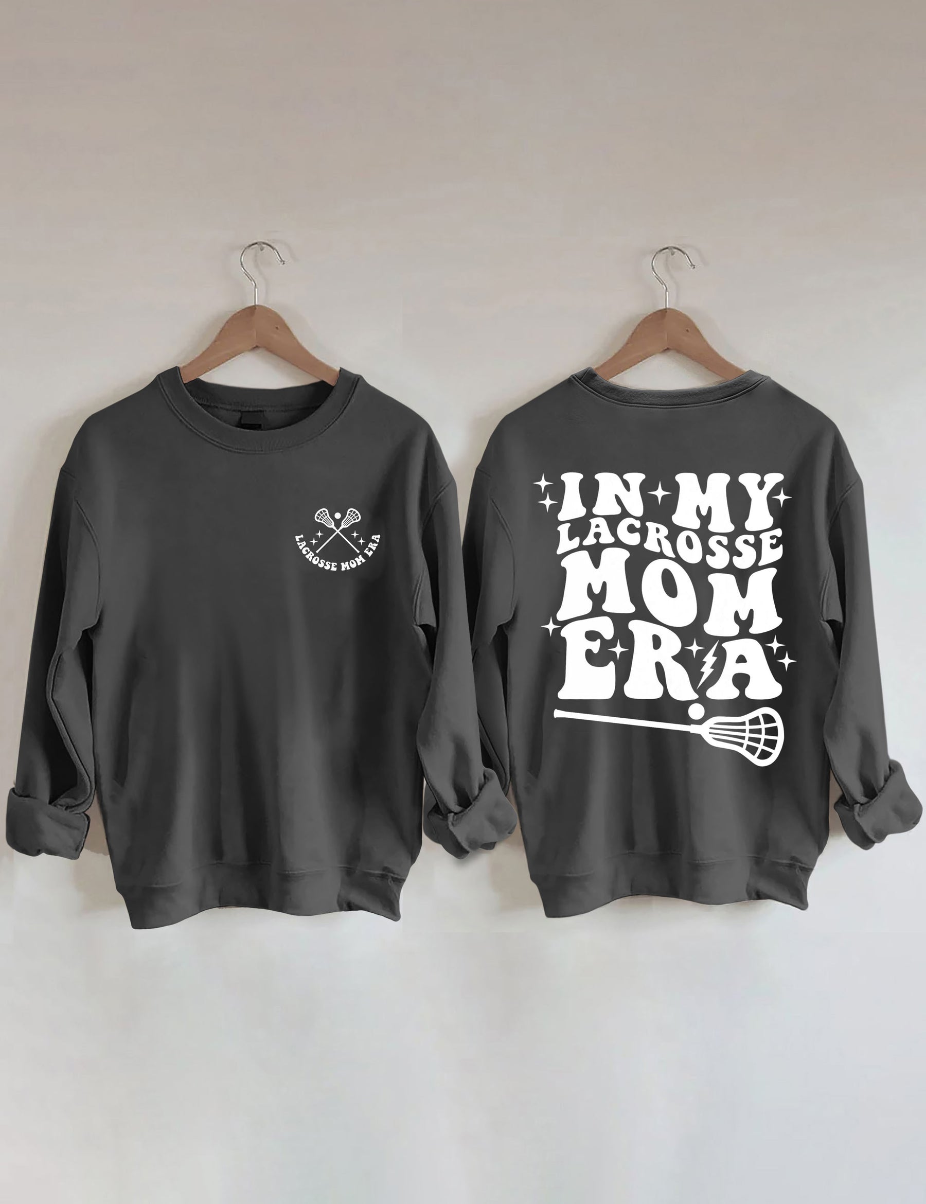 Dans mon Lacrosse Mom Era Sweatshirt