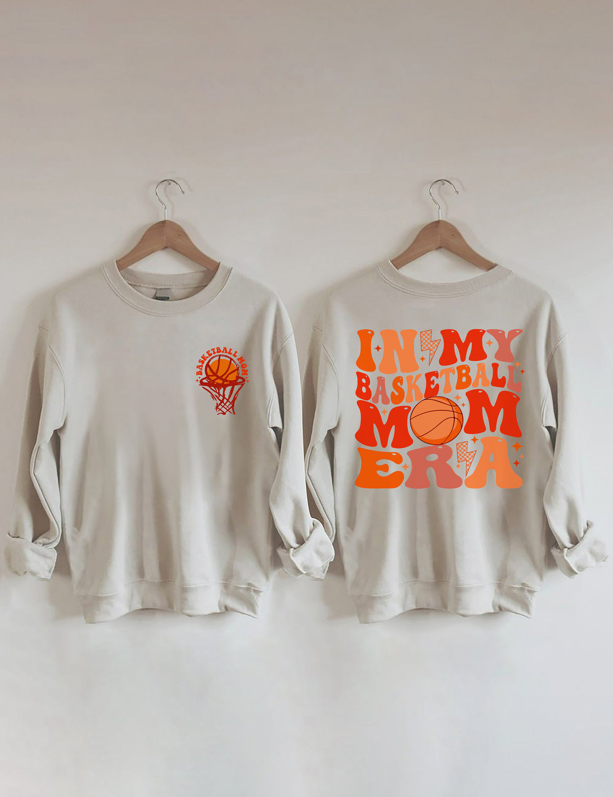 Dans mon Basketball Mom Era Sweatshirt