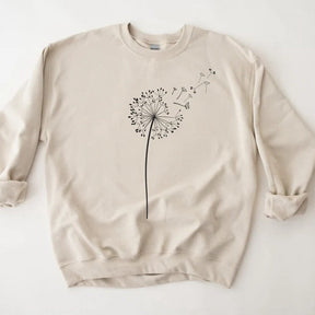 Löwenzahn-Sweatshirt, Löwenzahn-Wünsche-Sweatshirt