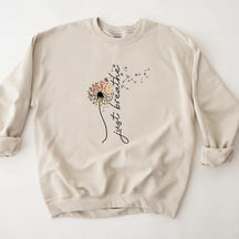 Just Breathe Damen Sweatshirt