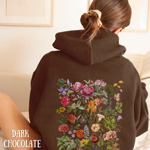 Imprimé Fleurs Boho Floral Cottagecore Hoodie