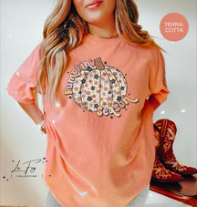 Pumpkin Season Cozy Colors Niedliches Rundhalsshirt