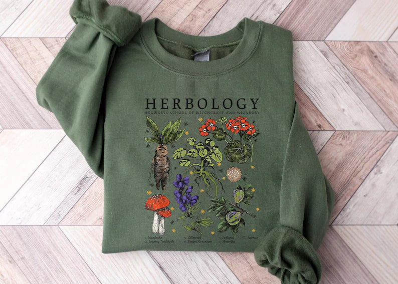 Herbologie plantes Sweatshirt cadeau pour les amoureux des plantes