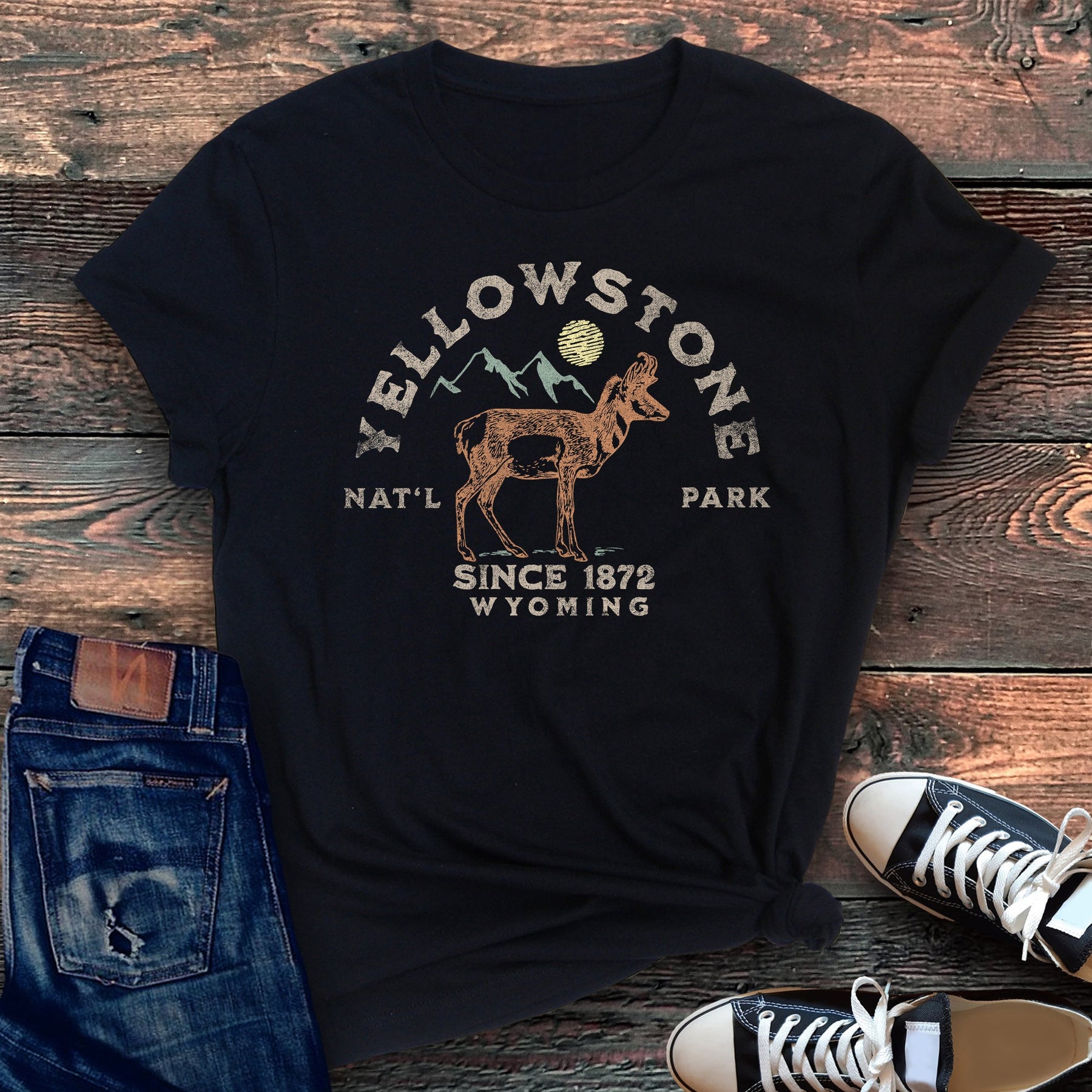 Superweiches T-Shirt des Yellowstone-Nationalparks