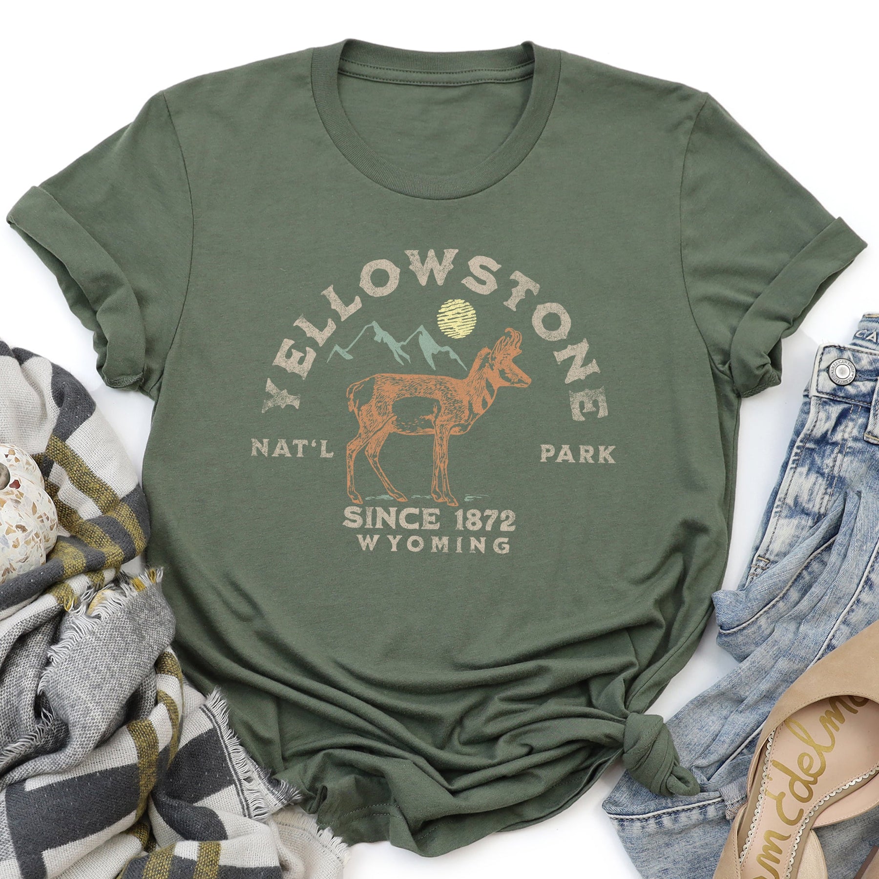 Superweiches T-Shirt des Yellowstone-Nationalparks